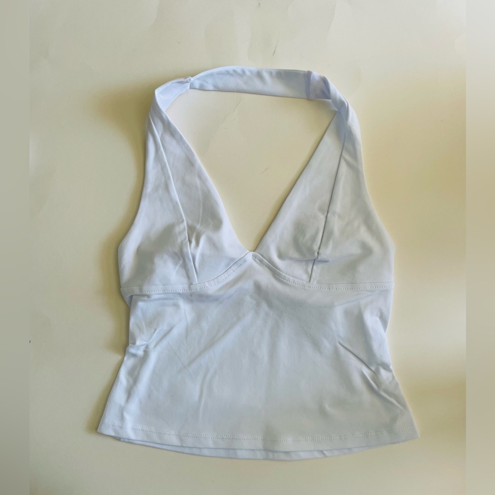 Free People Still Here White Halter Top Women's M NWT - Picture 3 of 7